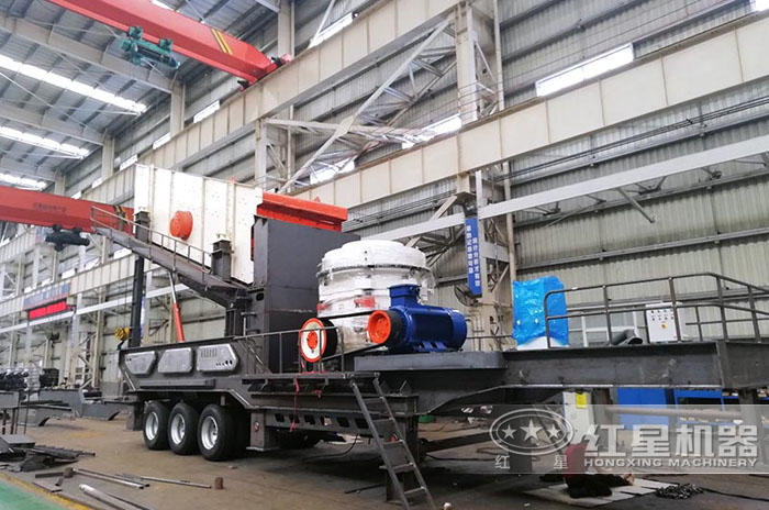 圓錐破移動破碎機:中細碎+篩分 圓錐破移動破碎機:中細碎+篩分