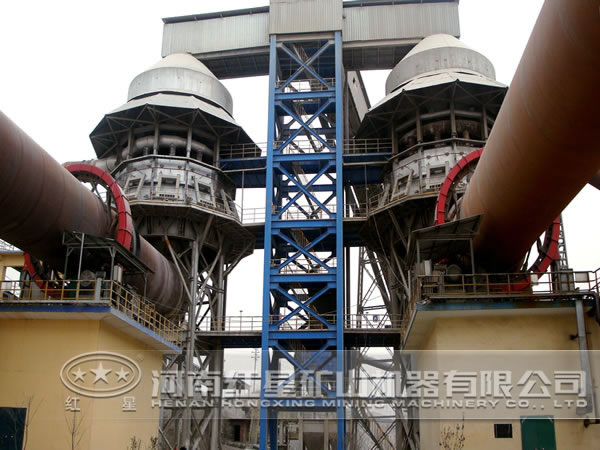 紅星節能回轉窯客戶現場